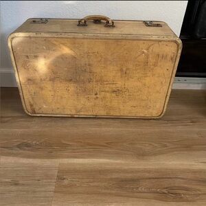 Vintage MCM Large Suitcase mid century modern rare